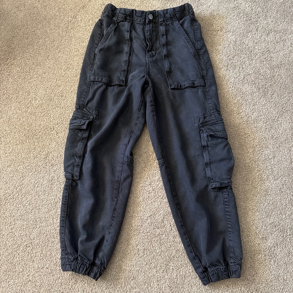 All Saints Charcoal Cargo Jogger